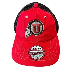 NWT University of Utah Utes Zephyr Womens Adjustable Logo Cap Hat Big 12